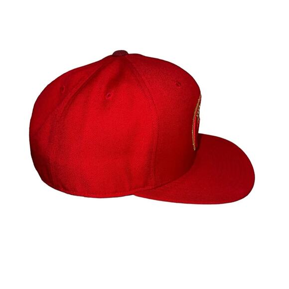 Mitchell & Ness Houston Rockets Snapback Hat - Size 7 5/8 - Picture 3 of 8